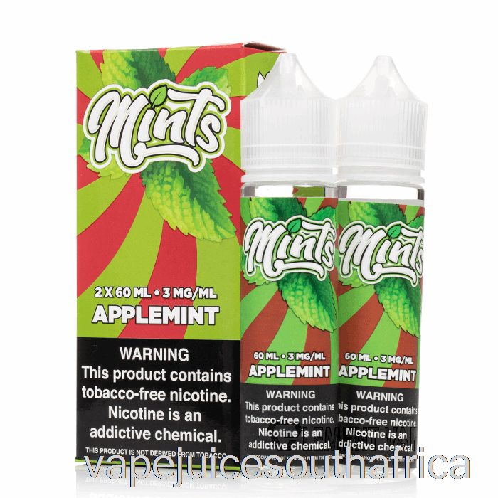 Vape Juice South Africa Applemint - Mints Vape Co - 120Ml 0Mg